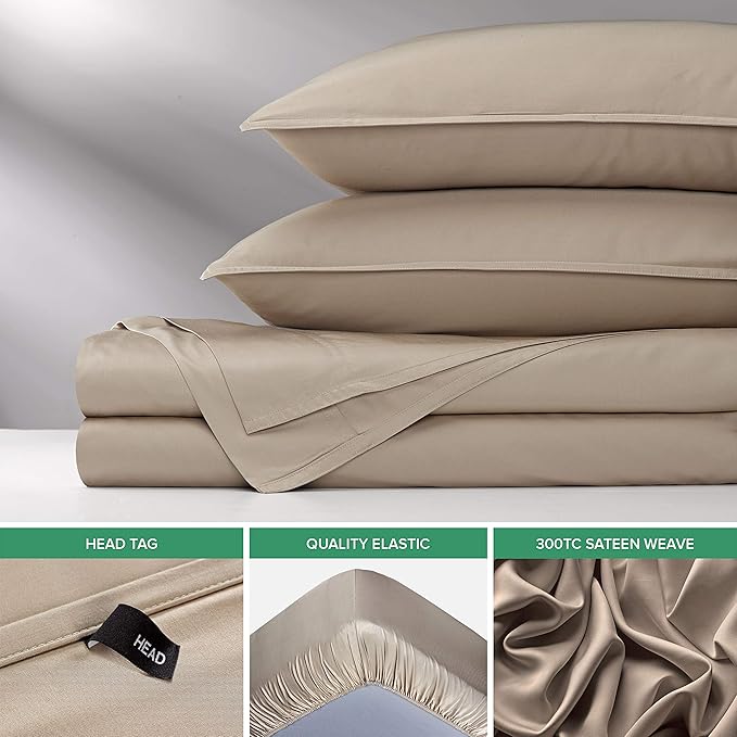 Bamboo Cooling Bed Sheet Set - Split King - 5 Piece