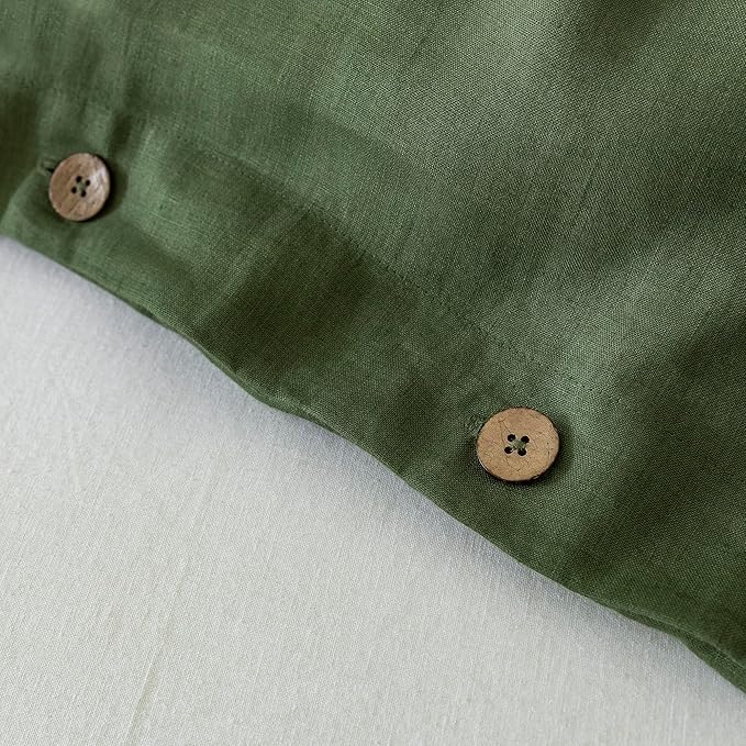 Linen Duvet Cover Set - California King - 104 x 98 in - 3 Piece