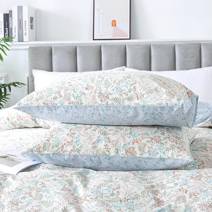 100% Cotton Duvet Cover Set - King - 3 Piece