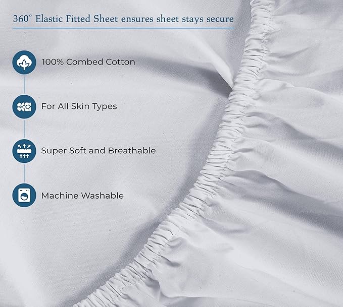 Cooling Bed Sheet Set - Full - 4 Piece