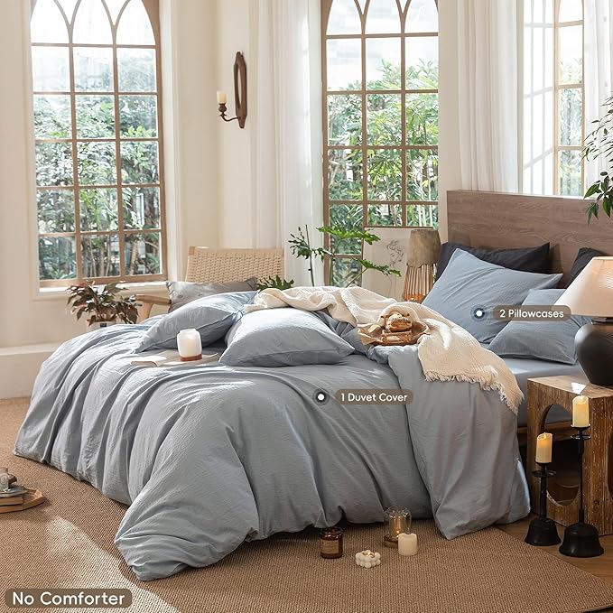 Linen Duvet Cover Set - King