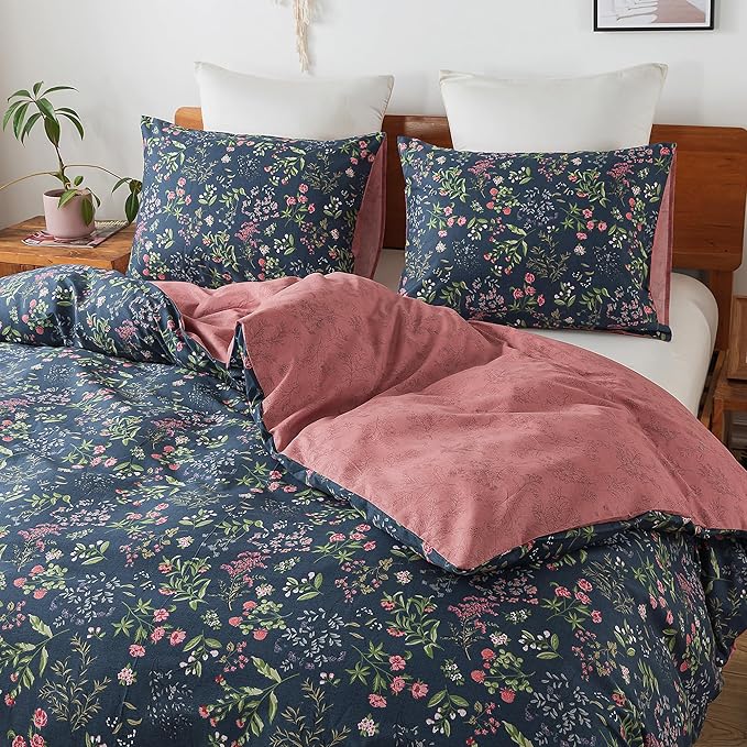 100% Cotton Duvet Cover Set - King - 3 Piece