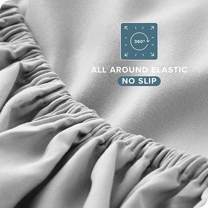 Microfiber Bed Sheet Set - Queen - 4 Piece