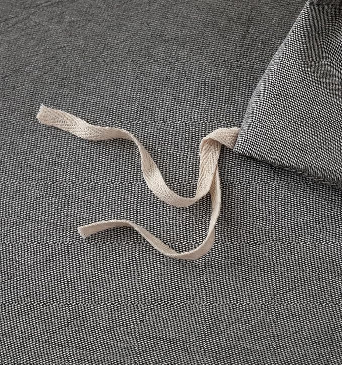 Linen Duvet Cover Set - King - 104 x 98 in - 3 Piece