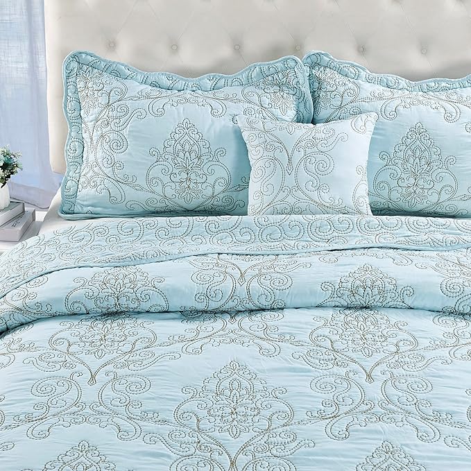 Microfiber Quilt Set - 4 Piece