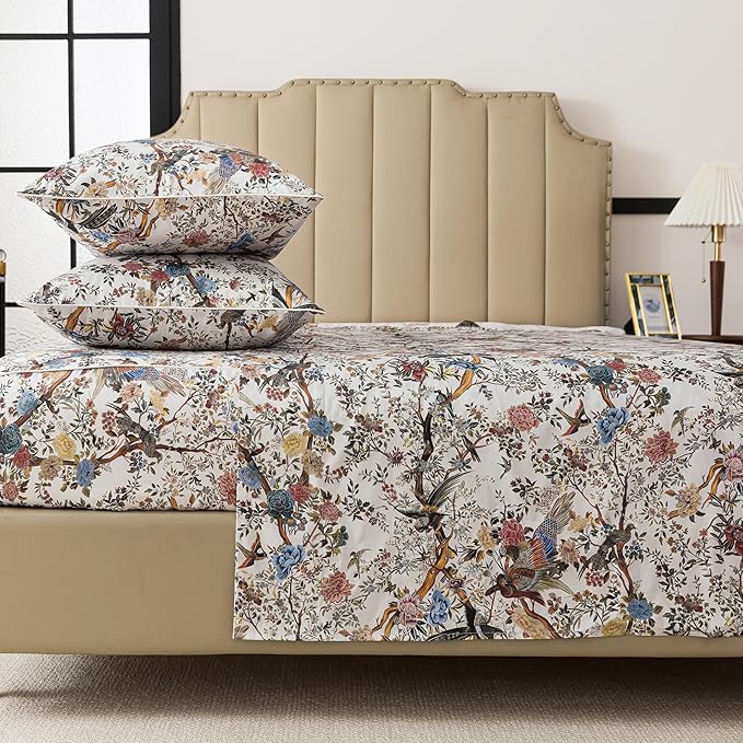 Bed Sheet Set - Full - 17.7 in Deep Pocket - 4 Piece