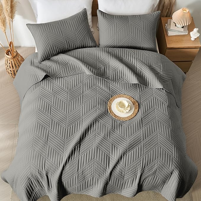 Microfiber Quilt Set - King