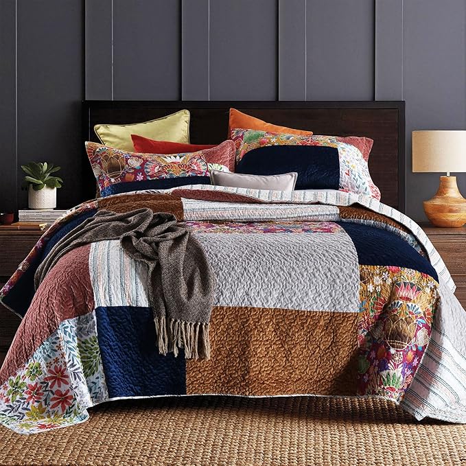 100% Cotton Quilt Set - Queen