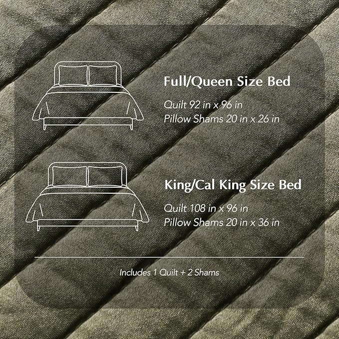 Quilt Set - Queen - 3 Piece
