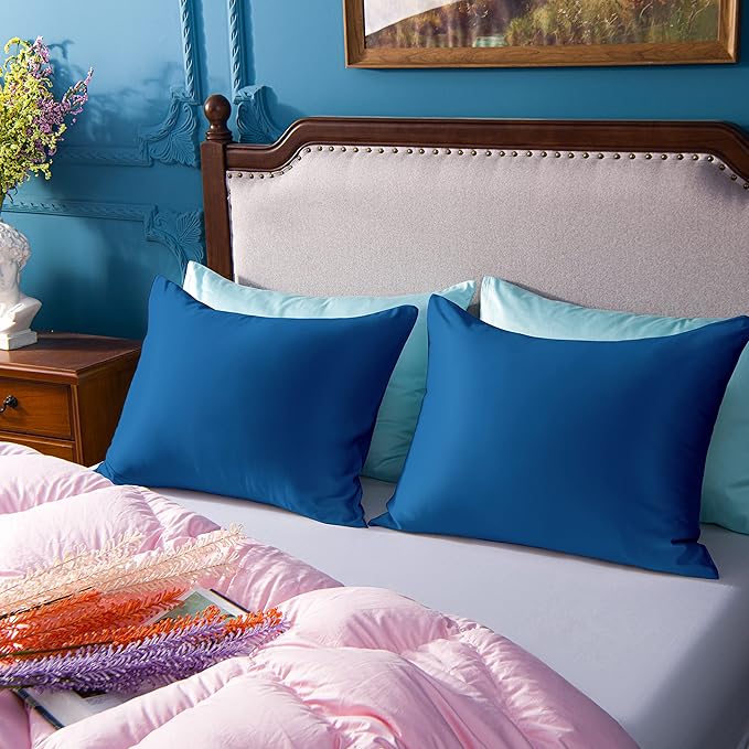 Satin Pillowcase Set - King - 20 x 36 in - 2 Piece