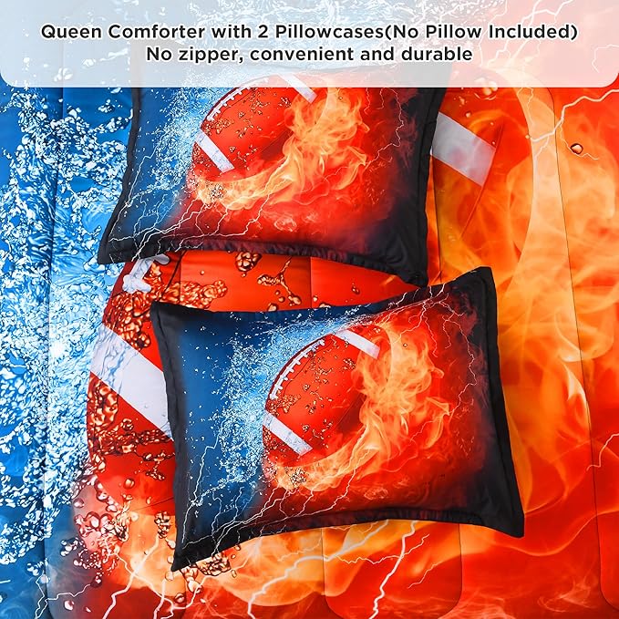 Microfiber Comforter Set - Queen - 90 x 90 in - 3 Piece