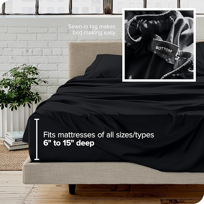 Microfiber Bed Sheet Set - Twin XL - 3 Piece