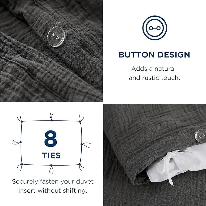Linen Duvet Cover Set - King
