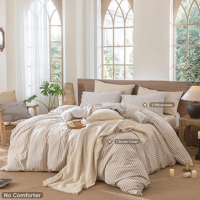 Linen Duvet Cover Set - Queen