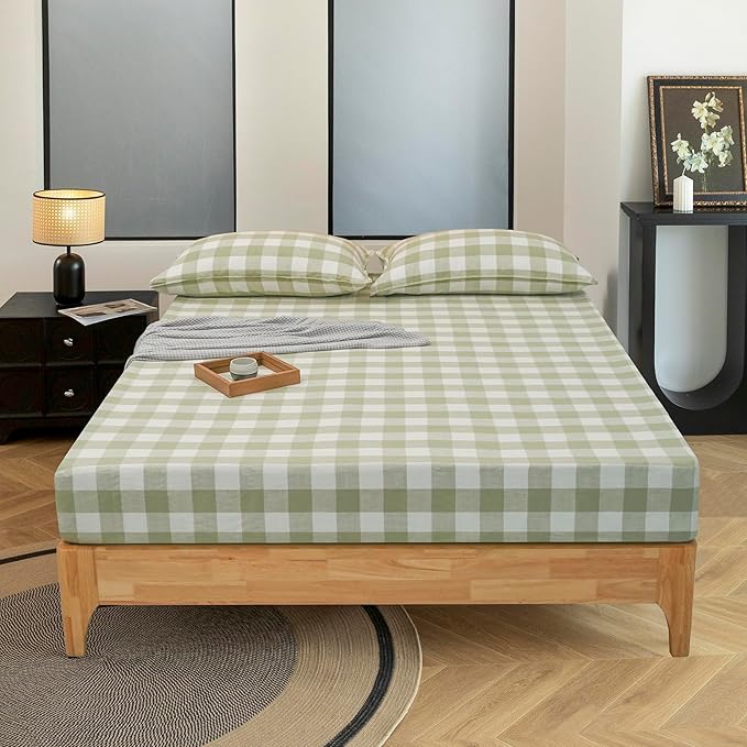 Linen Bed Sheet Set - Full - 4 Piece