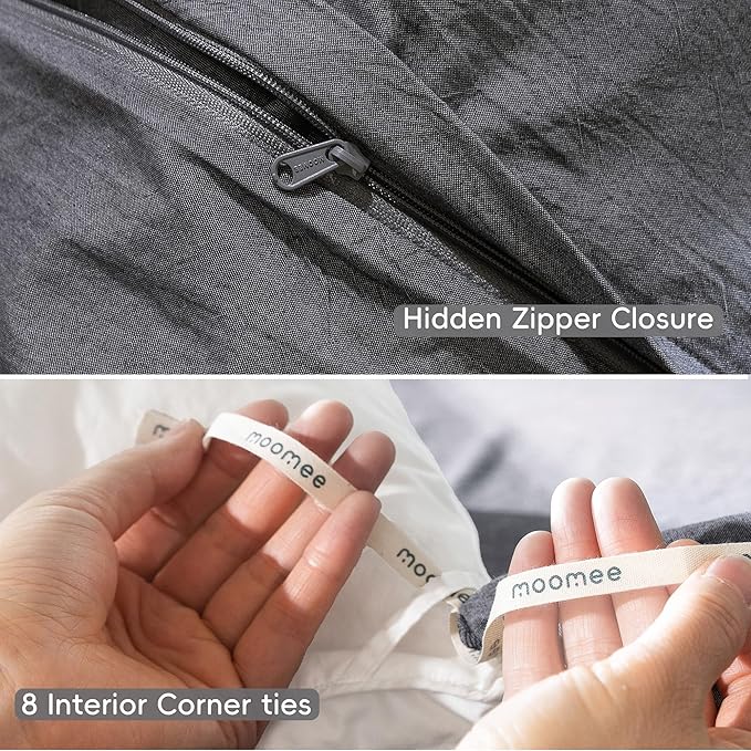 Linen Duvet Cover Set - Full