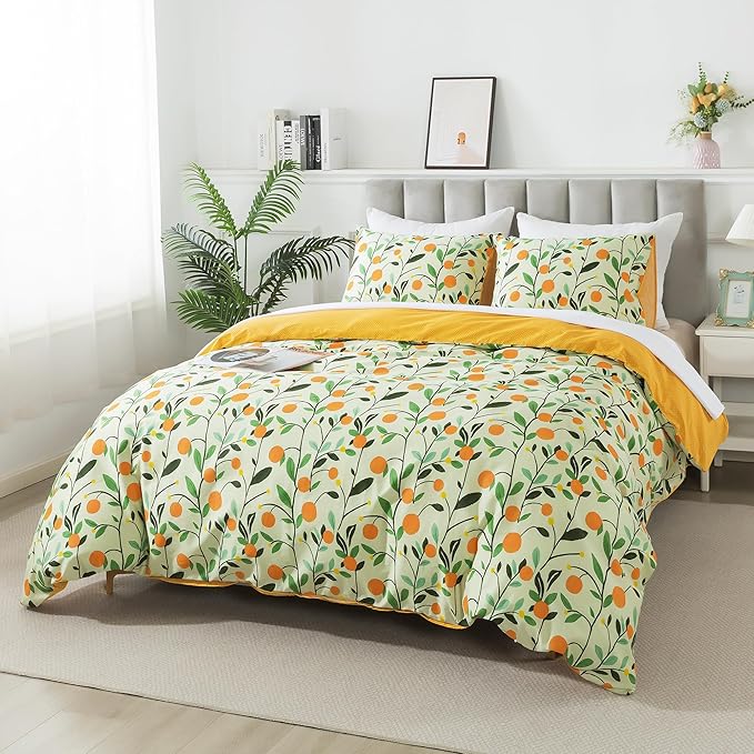 100% Cotton Duvet Cover Set - King - 3 Piece