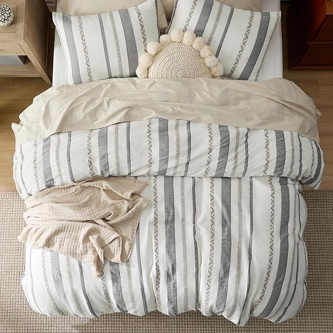 100% Cotton Duvet Cover Set - Queen