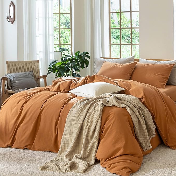 Linen Duvet Cover Set - King