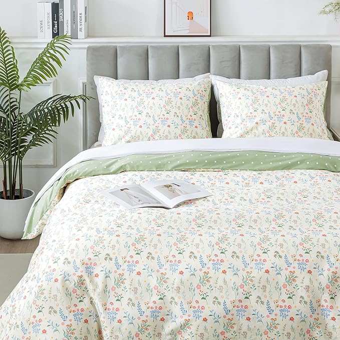 100% Cotton Duvet Cover Set - King - 3 Piece