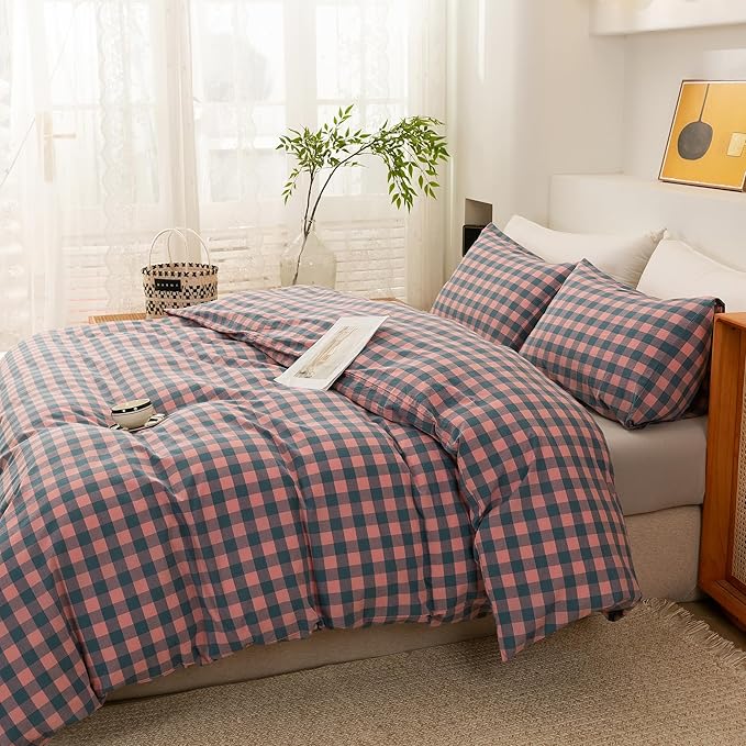 Linen Duvet Cover Set - King - 3 Piece