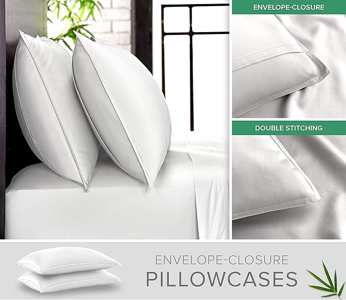 Bamboo Cooling Bed Sheet Set - Twin - 3 Piece