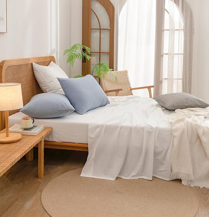 Linen Pillowcase Set - Standard - 20 x 26 in