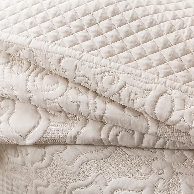 Microfiber Quilt Set - King - 3 Piece