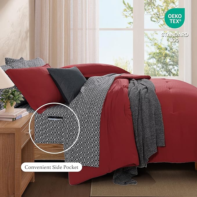 Comforter Set - King - 7 Piece