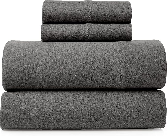 Linen Bed Sheet Set - King - 4 Piece