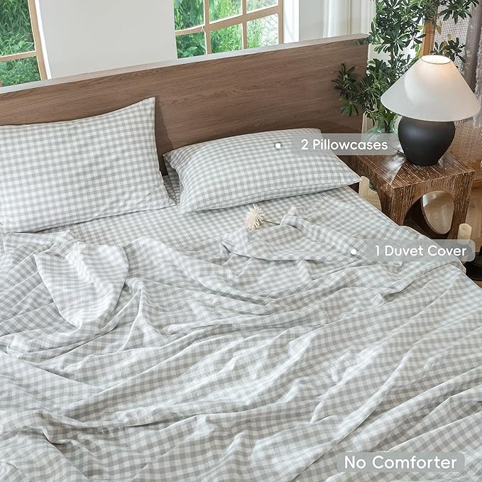 Linen Duvet Cover Set - Queen