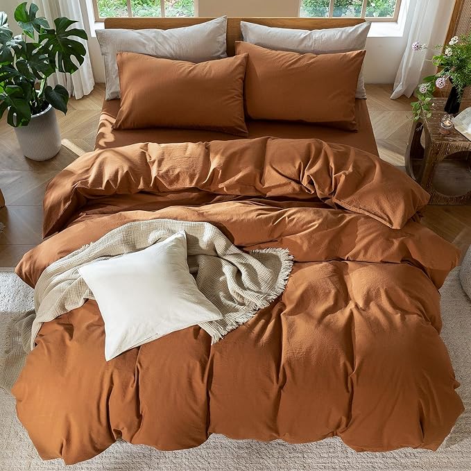 Linen Duvet Cover Set - Queen