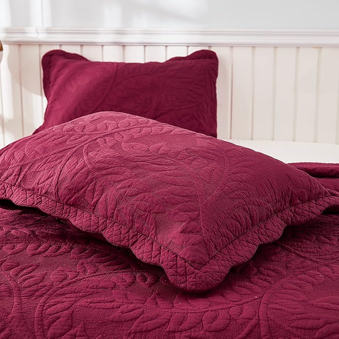 100% Cotton Quilt Set - Queen - 3 Piece