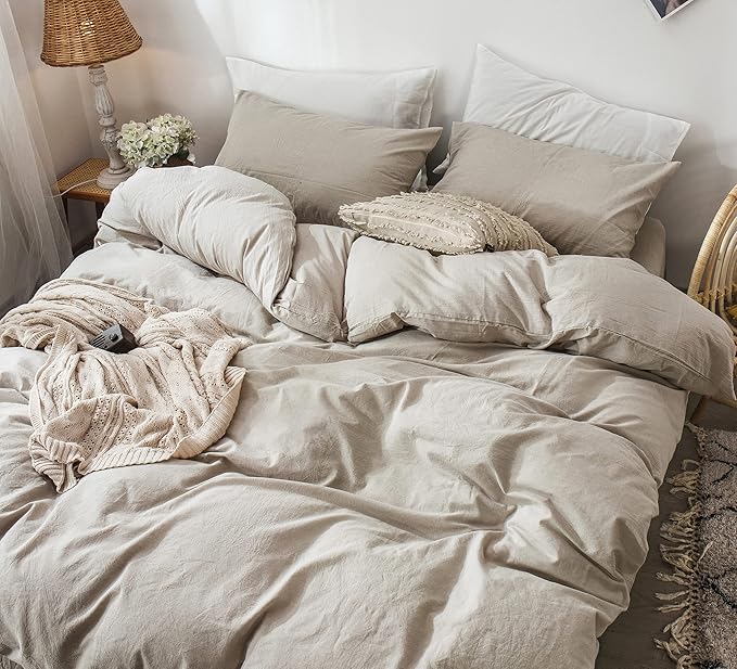 Linen Duvet Cover Set - Full