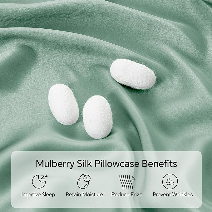 Mulberry Silk Cooling Pillowcase - 20 x 54 in