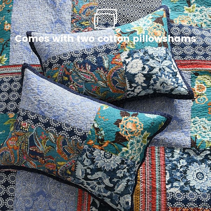 100% Cotton Quilt Set - King
