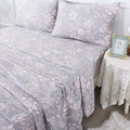 100% Cotton Hypoallergenic Bed Sheet Set - King - 4 Piece