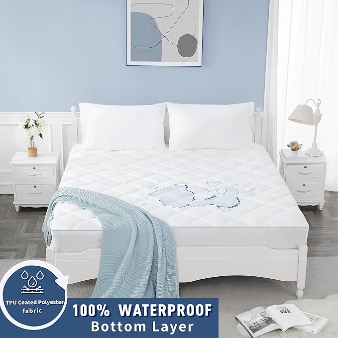 Waterproof Mattress Pad - Queen
