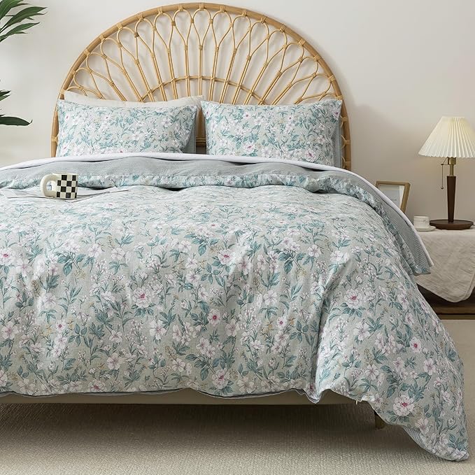 100% Cotton Duvet Cover Set - Queen - 3 Piece