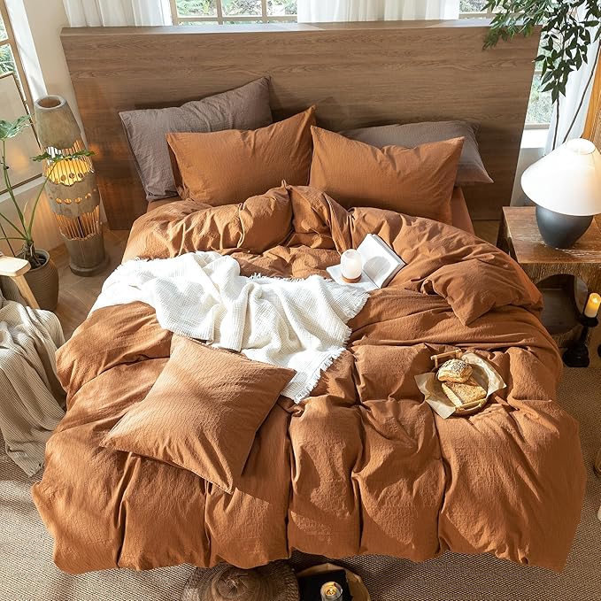 Linen Duvet Cover Set - Twin