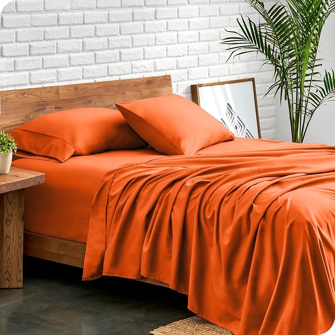 Microfiber Bed Sheet Set - Queen - 4 Piece