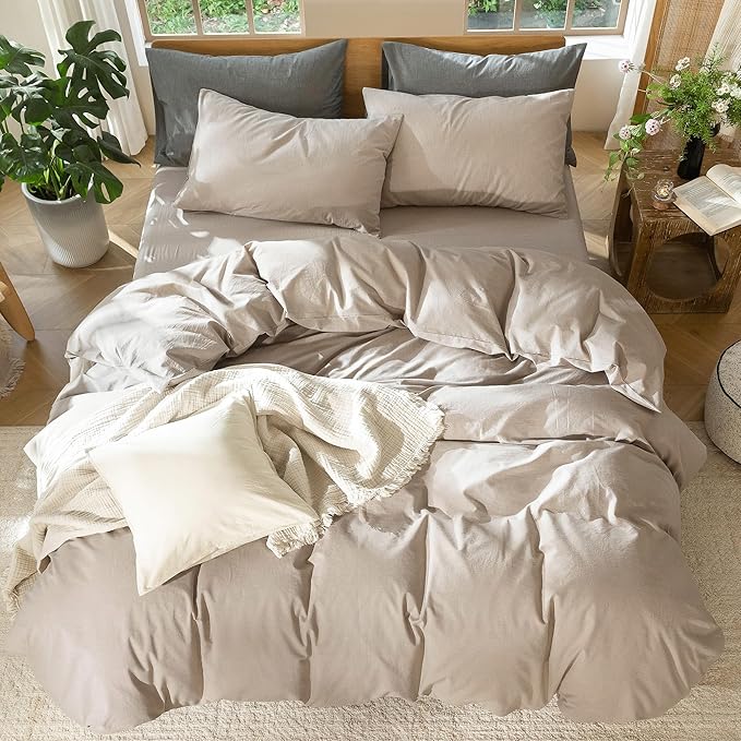 Linen Duvet Cover Set - Queen