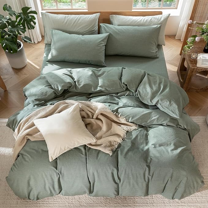 Linen Duvet Cover Set - King