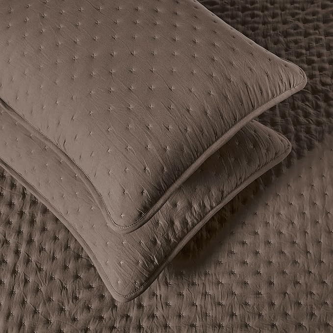 Microfiber Quilt Set - King - 3 Piece