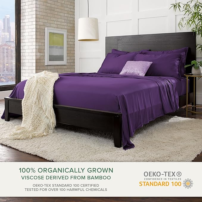 Bamboo Cooling Bed Sheet Set - Twin - 3 Piece