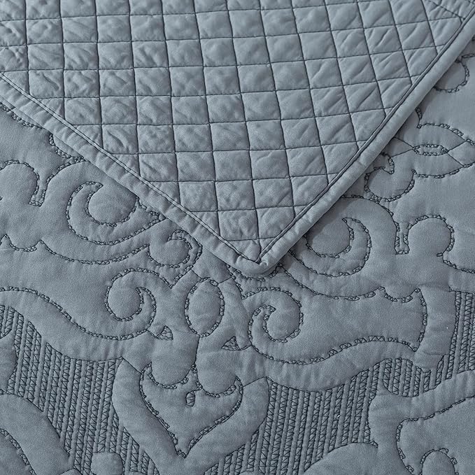 Microfiber Quilt Set - Queen