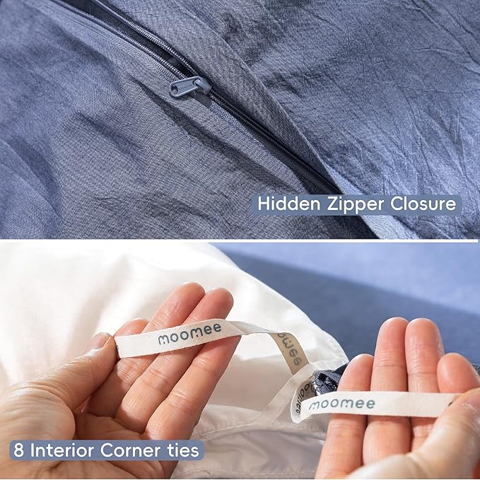Linen Duvet Cover Set - Twin