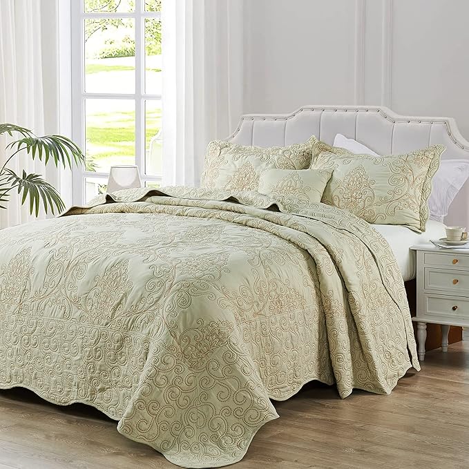Microfiber Quilt Set - 4 Piece