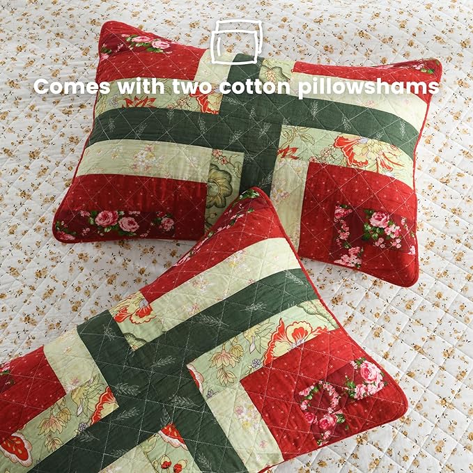 100% Cotton Quilt Set - King