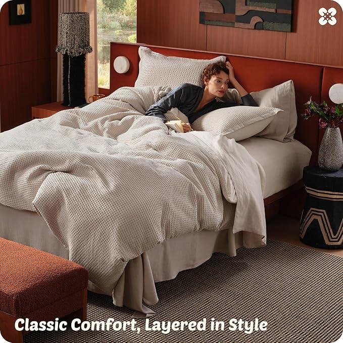 100% Cotton Duvet Cover Set - Queen - 3 Piece